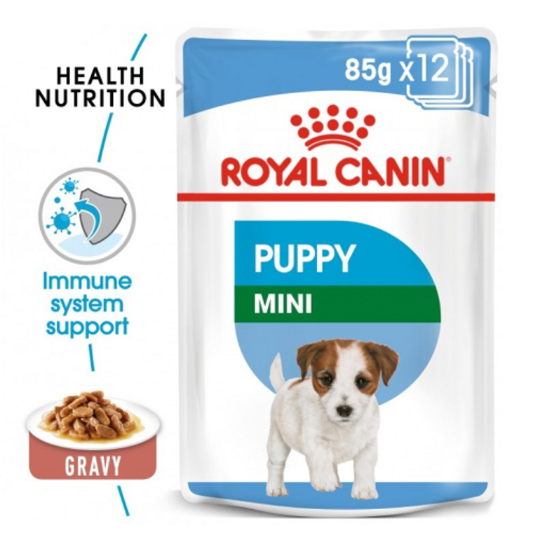 SIZE HEALTH NUTRITION MINI PUPPY (WET FOOD - POUCHES) 1x85g