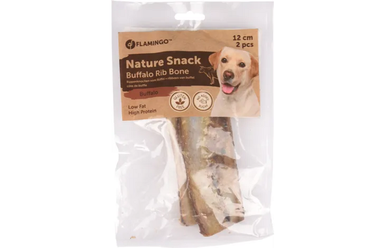 NATURE SNACK BUFFALO RIB 2 PIECES 12CM 120G