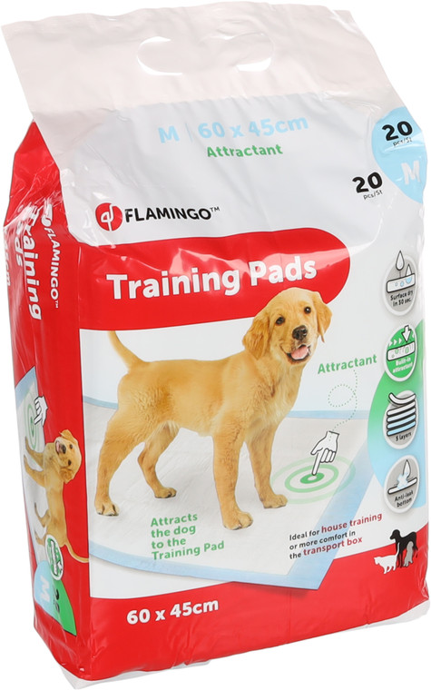 TRAINING PAD PADY WITH BUILT-IN ATTRACTANT MEDIUM 60x45CM