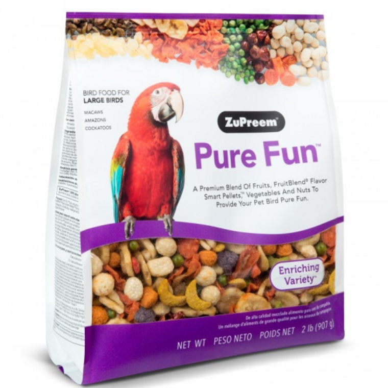 ZUPREEM PURE FUN LARGE PARROTS 2LB