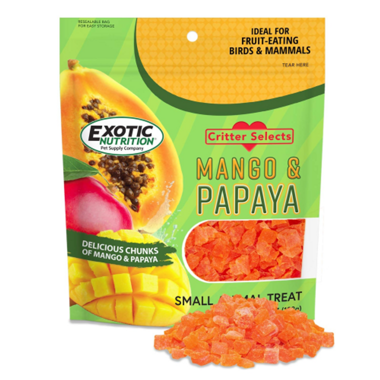 Exotic Nutrition Critter Select's Mango & Papaya Treat 4.5oz (128g)