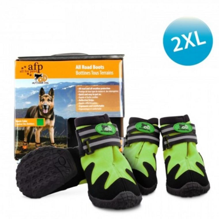 OUTDOOR DOG SHOES GREEN XXL