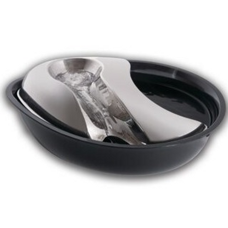 SS/PLASTIC FOUNTAIN RAINDROP BLK1.8