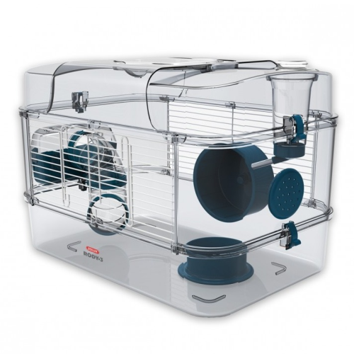 RODY 3 SOLO RODENT CAGE BLUE