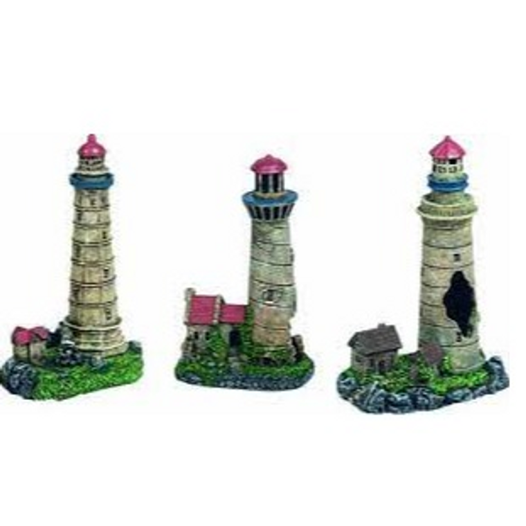 DECORATION LIGHTHOUSE WITH HOUSE