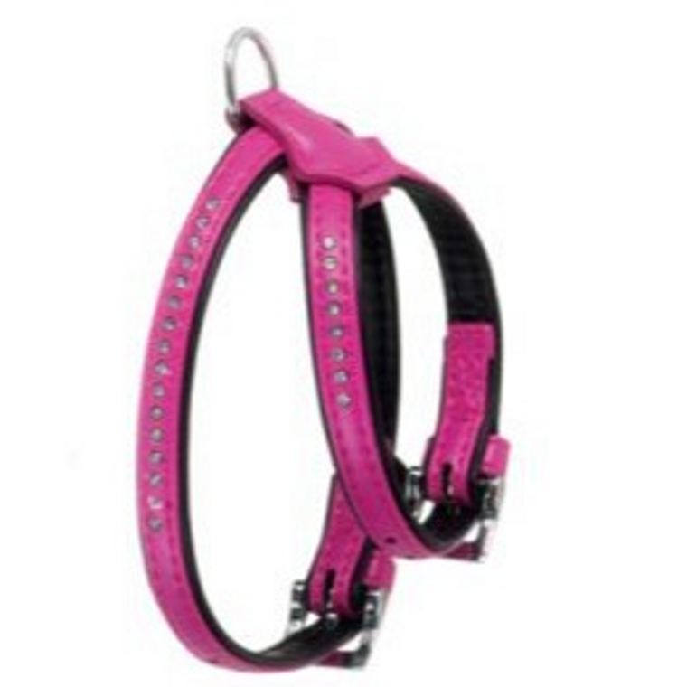 HARNESS MONTE C. PINK S/M 30-37CM 11MM