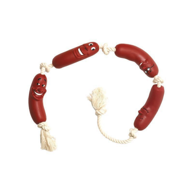 VINYL SAUSAGE ON ROPE 70CM