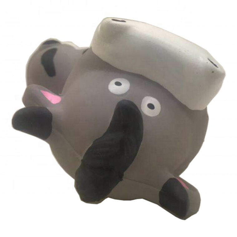 DOG TOY LATEX SQUEAKY DONKEY 21CM