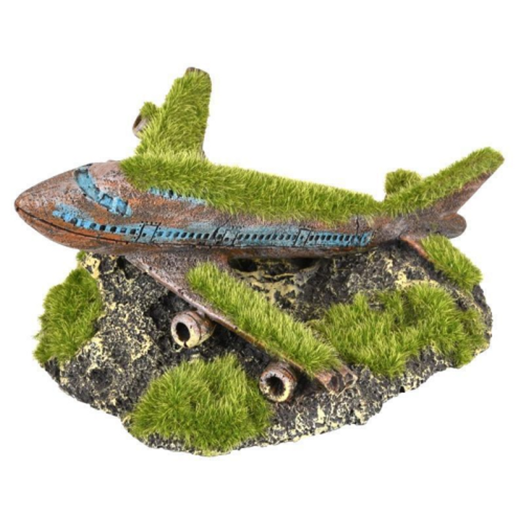 AQUARIUM DECO KOZMA PLANE 16X12X7CM