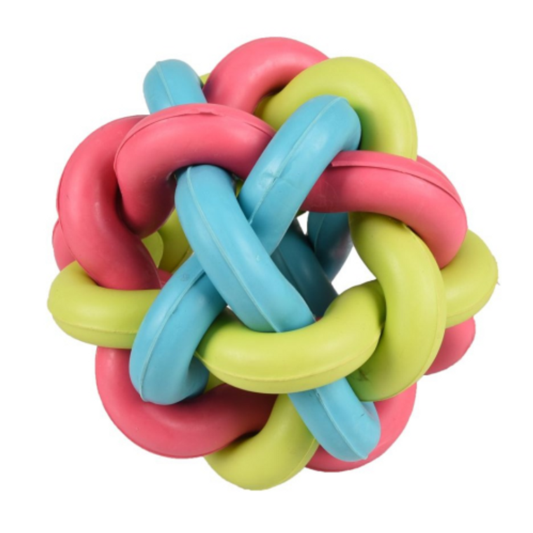 RUBBER ZOMBA BRAIDED BALL COLOUR 10