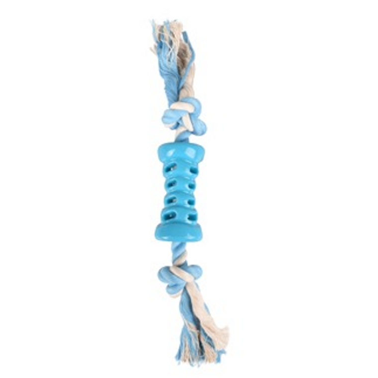 TPR LINDO CANISTER+ROPE BLUE 35CM