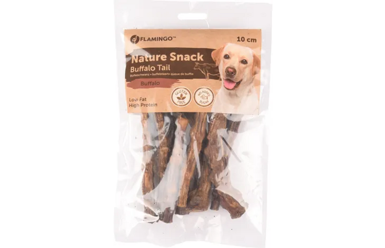 NATURE SNACK BUFFALO TAIL 10CM 100G