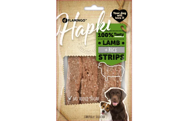 HAPKI LAMB AND RICE STRIPS 85G