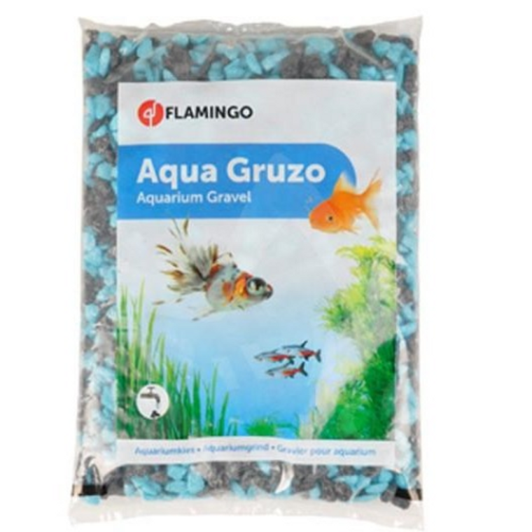 GRAVEL GRUZO TURQUOISE-BLACK 1KG