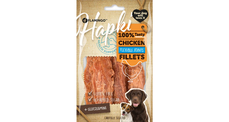 HAPKI SLICES CHICKEN SNACKS FLEXIBLE JOINTS 85G