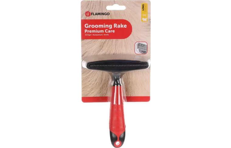 Flamingo Grooming Rake Premium Care Medium