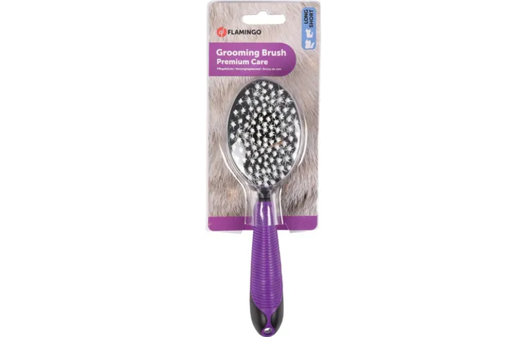 Flamingo Cat Soft Grooming Brush