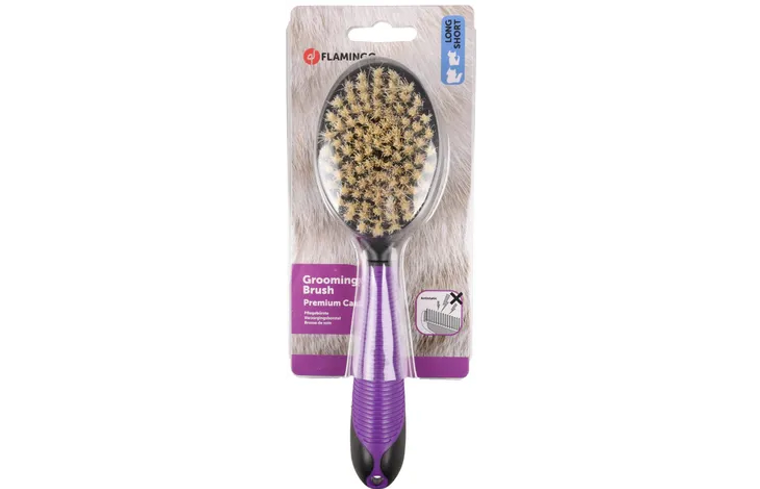 Flamingo Pig Hairs Brush For Cats