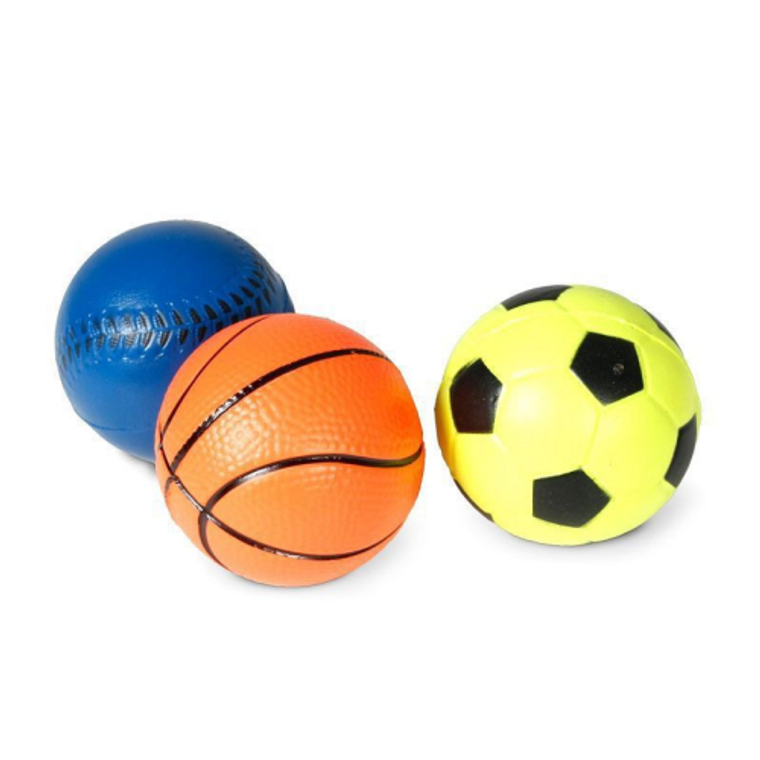 NEON BALLS ASSORTED 6CM