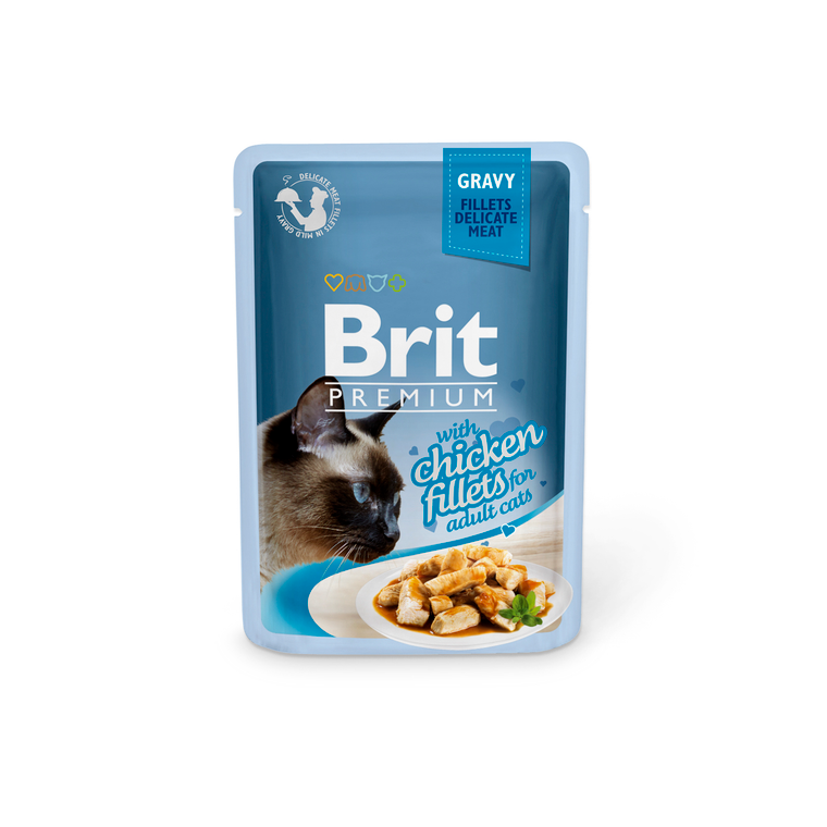 Brit Premium Cat Fillets in Gravy Chicken 85G