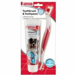 Toothbrush & Toothpaste Combipack for Dogs & Cats