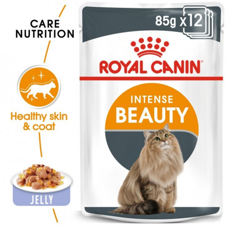 Feline Care Nutrition Hair & Skin Jelly (INTENSE BEAUTY) WET FOOD  1X85G