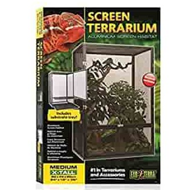 EXO TERRA-SCREEN TERRARIUM - MEDIUM/X-TALL