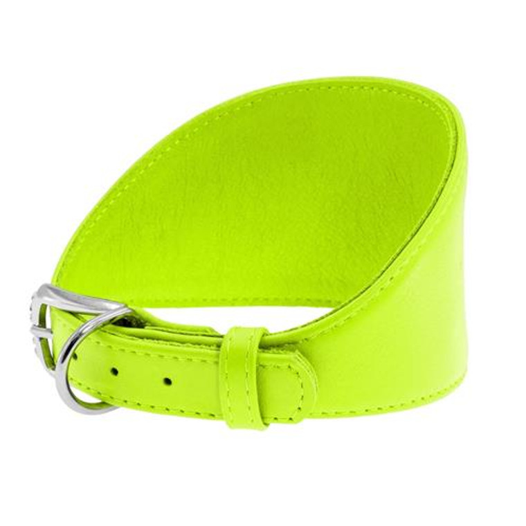 WAUDOG GLAMOUR COLLAR GREYHOUNDLGRN