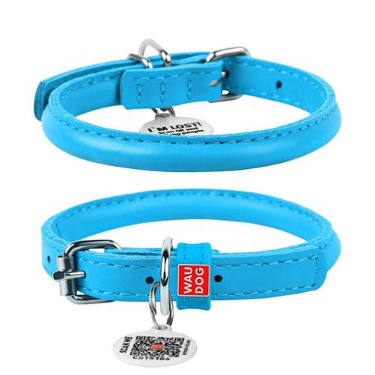 WAUDOG GLAMOUR COLL/TAG BLU 17-20CM