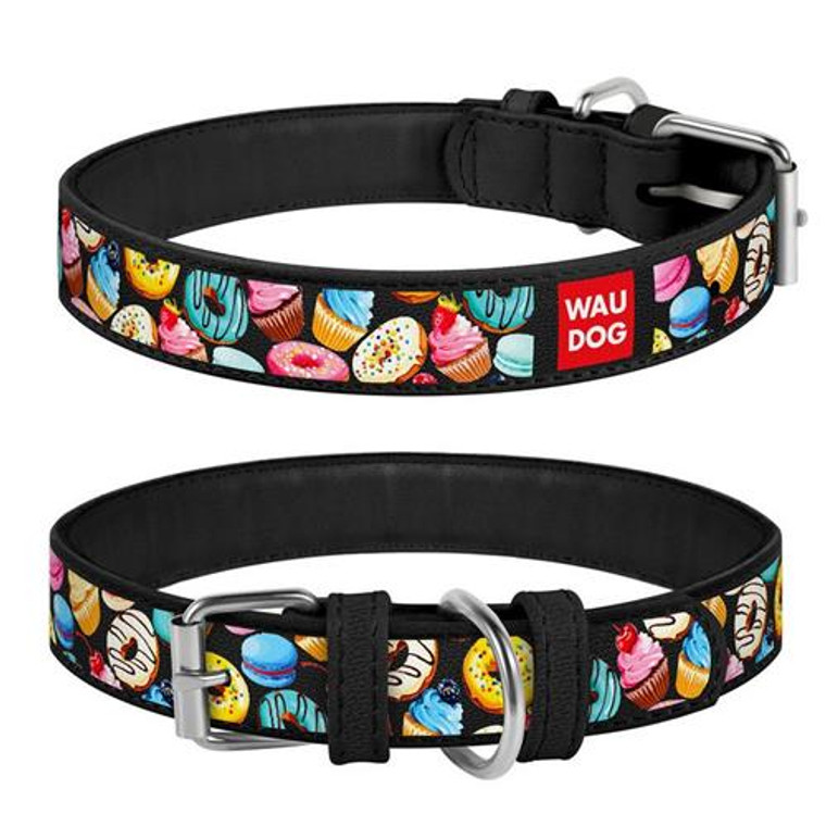 WAUDOG COLLAR DONUTS 19-25CM BLACK