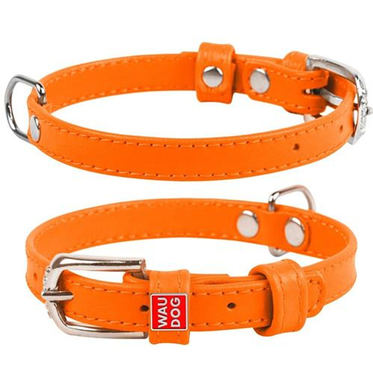 WAUDOG GLAMOUR COLL LEATH ORANGE 19-25