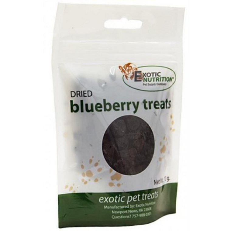 EXOTIC NUTRITION DRIED BLUEBERRY TREATS - 70G