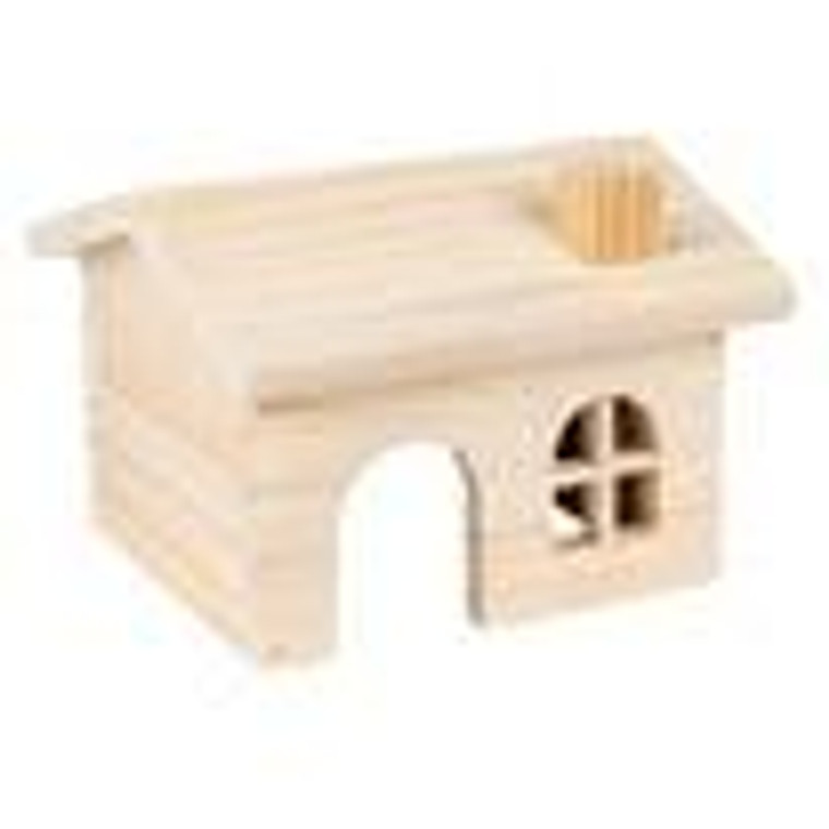 HOUSE GITTY WOOD 15x15x11CM