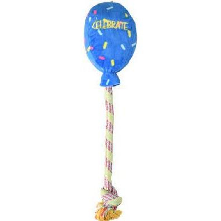 KONG OCCASIONS BIRTHDAY BALLOON BLUE LARGE