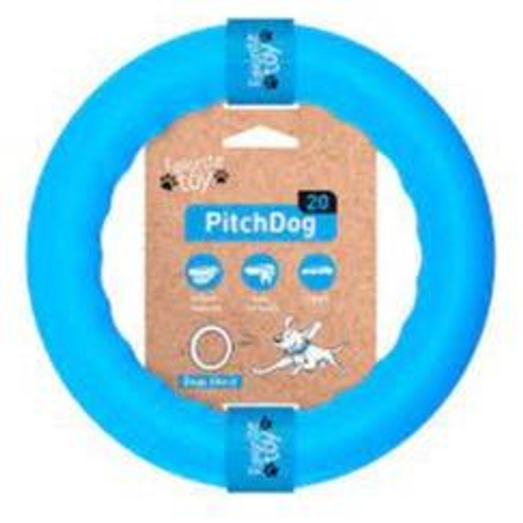 PitchDog20 fetch ring (diameter 20 cm) blue