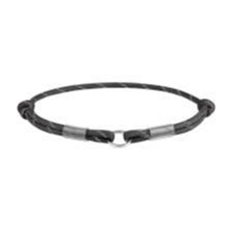 WAUDOG Smart ID tag paracord collar  reflective paracord M D 4 mm L 42-76 cm black