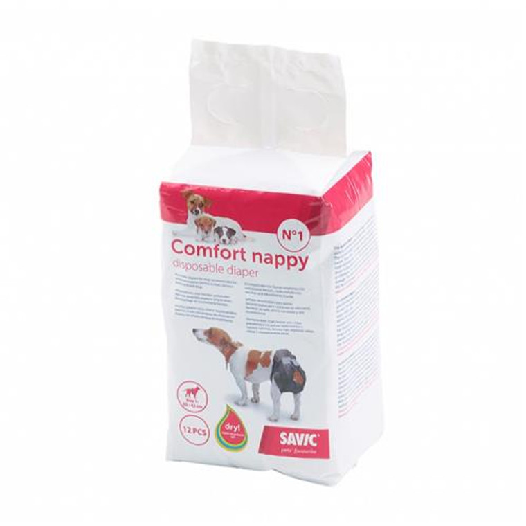 Comfort Nappy size 1 - 12 diapers - standard colours