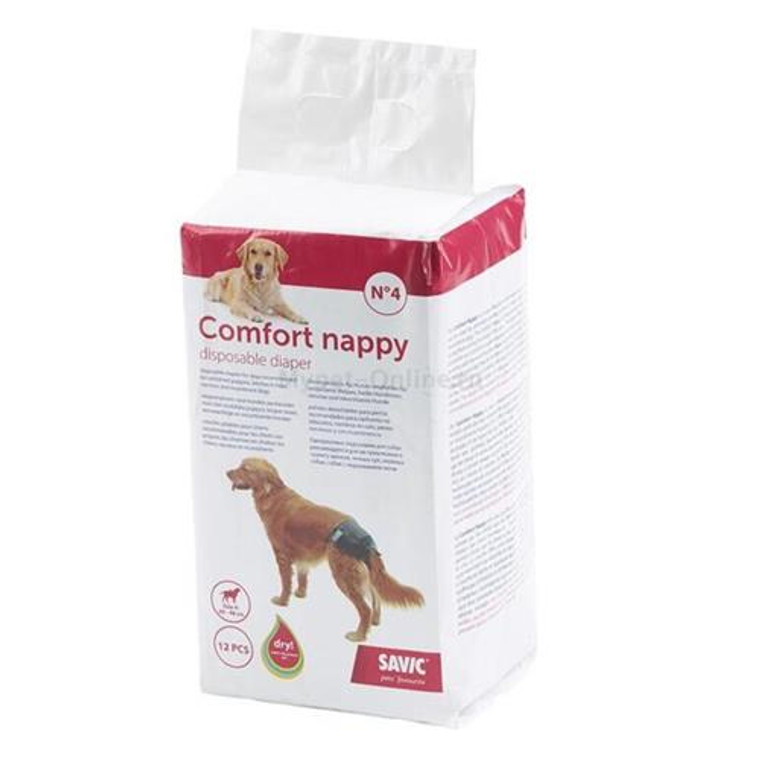 Comfort Nappy size 4 - 12 diapers - standard colours
