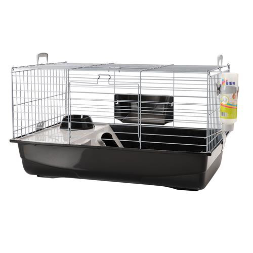 CAGE NERO 2 DELUXE SILVER/BLACK 80X50X45CM
