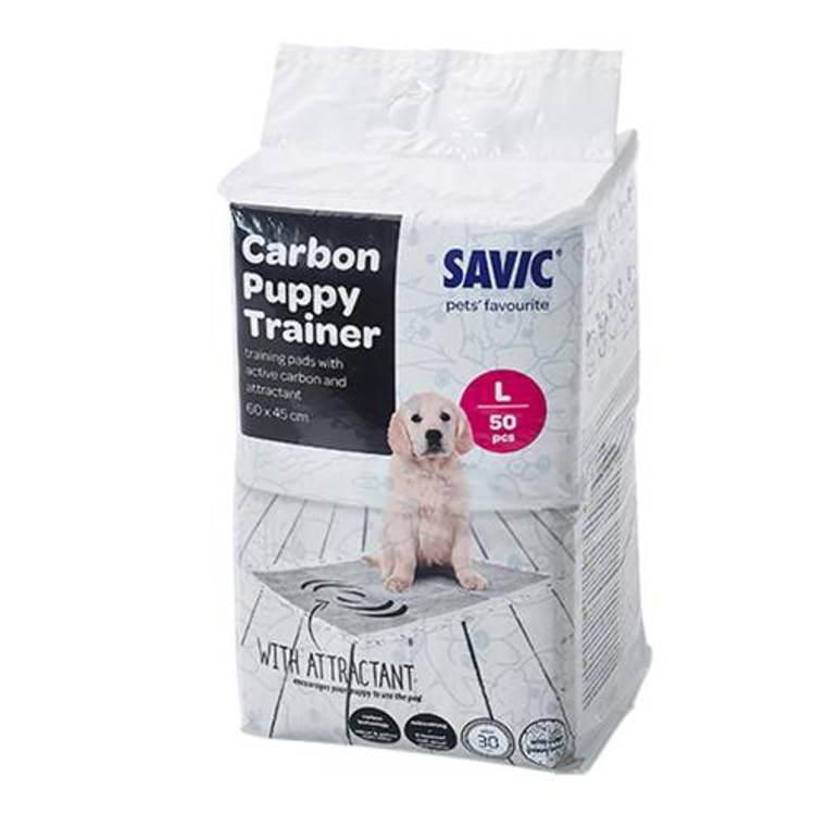 PUPPY TRAINER CARBON PADS L 60X45CM (50)