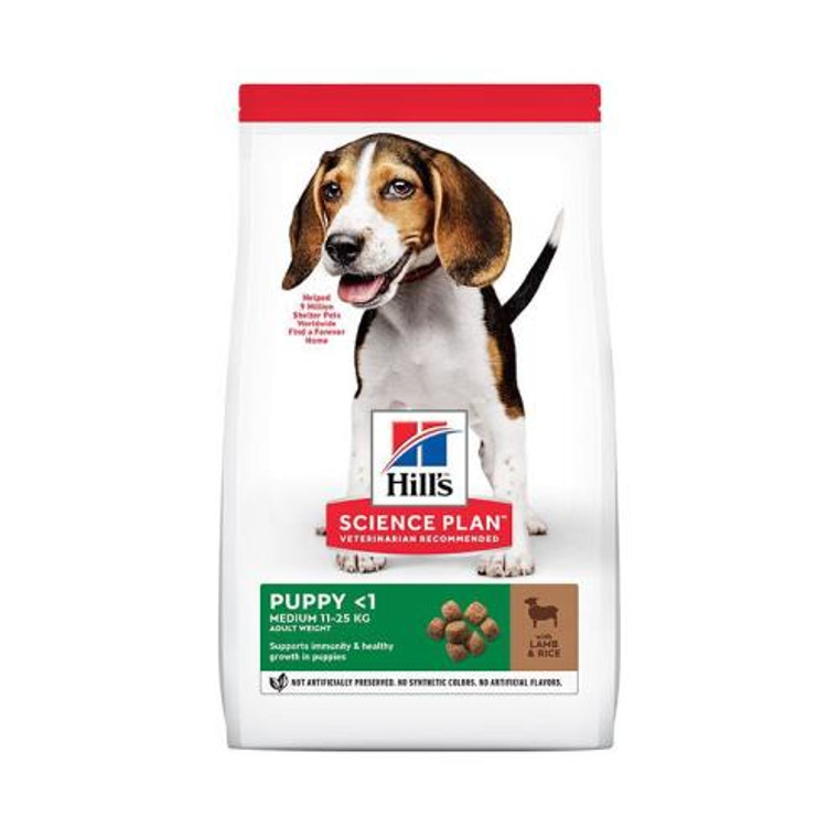 Hills SPC PUPPY MED LAMB&RICE
