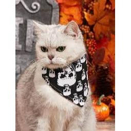 SKELETON PET BANDANA COLLAR (SMALL)