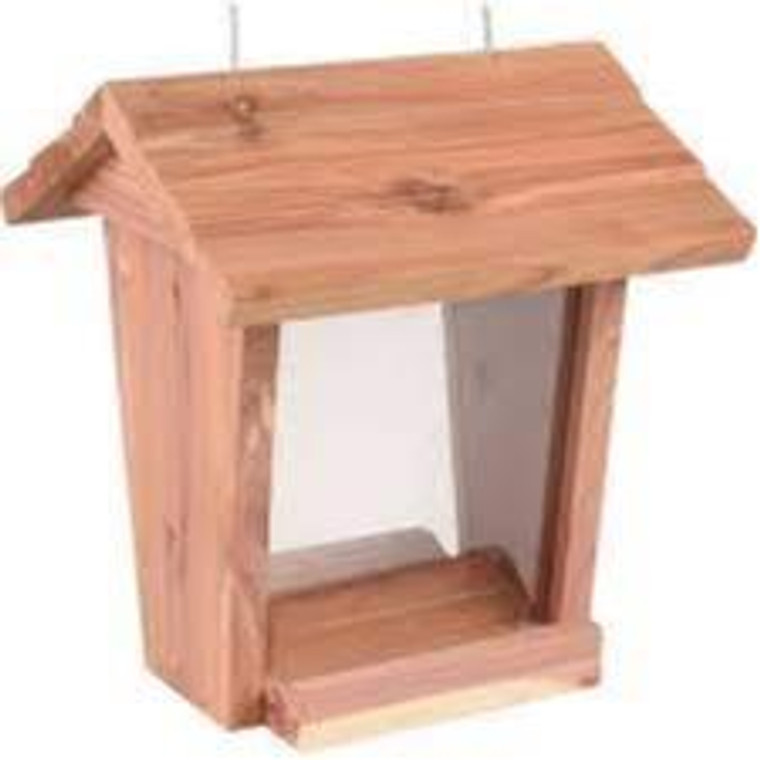 SILO BIRD TABLE SEEDS ALVAR CEDAR WOOD 17x16x19CM