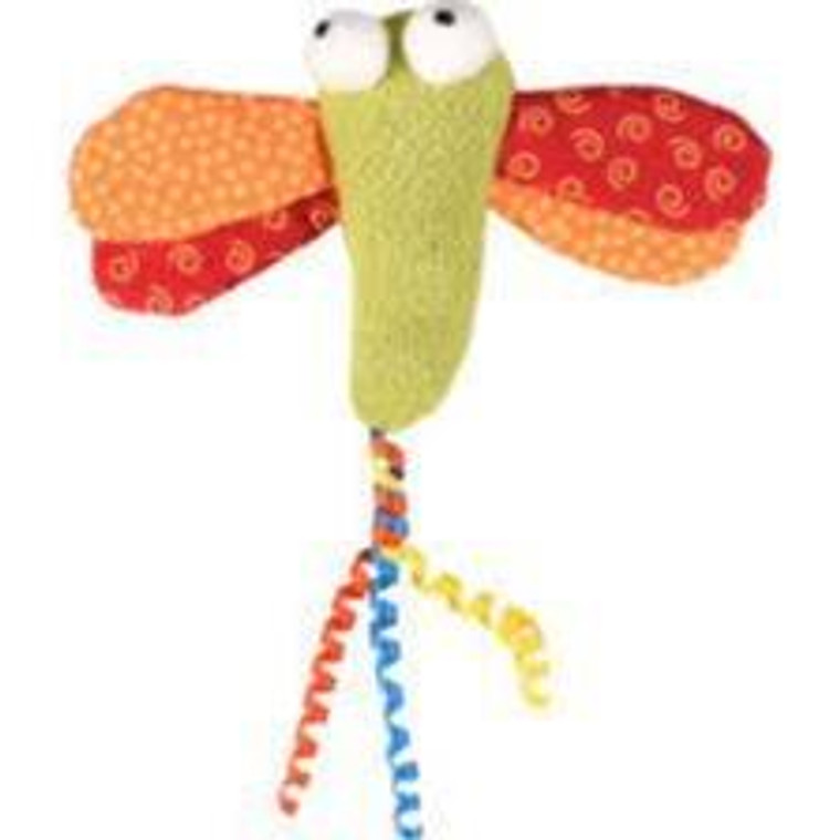 CT YOWLY DRAGONFLY WITH CURLY TAILS MULTI 18CM