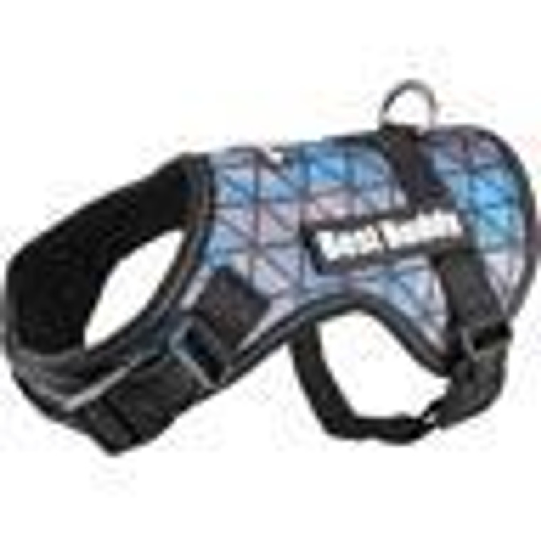 HARNESS BEST BUDDY URANUS BLUE CAMOUFLAGE GRID