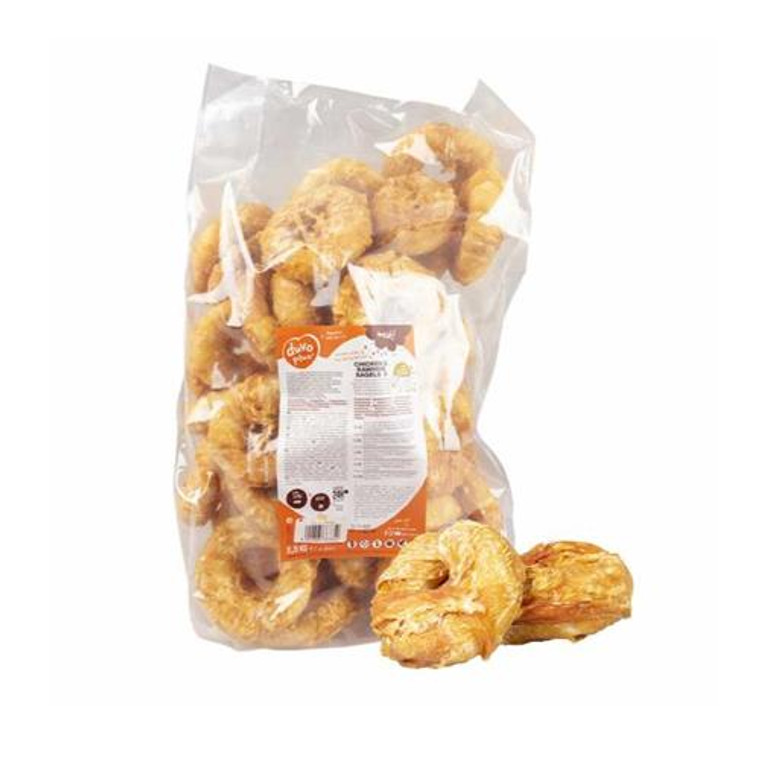Duvo+ Meat! Chicken & Rawhide Bagels Small 6-8cm - 2.5kg