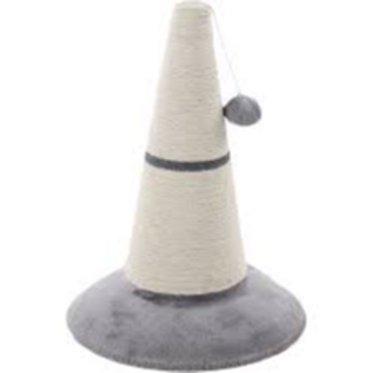 SCRATCHING CONE ELMO WHITE/GREY 33x45CM