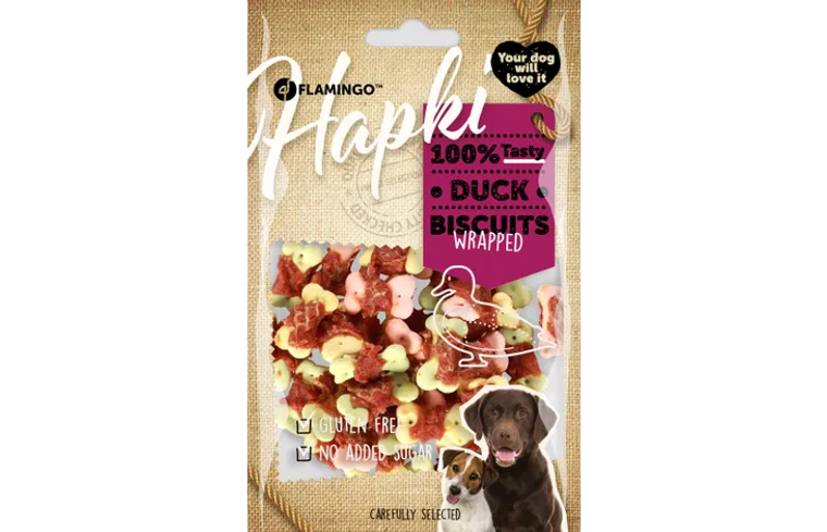 HAPKI SMALL BISCUITS DUCK 85GR