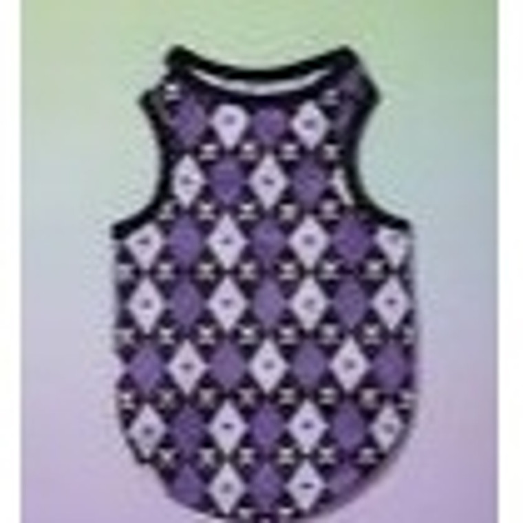 PETSIN 1pc Pet Purple Skull Print Vest