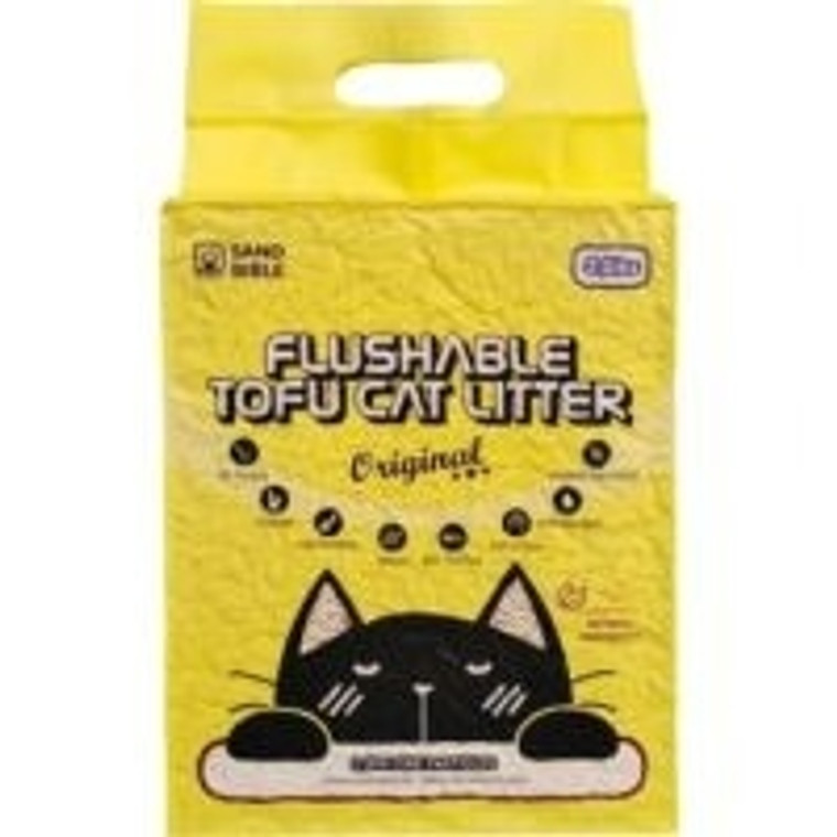 2mm Tofu Flushable Cat Litter  5.5LBS